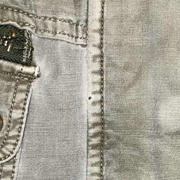 ☘Lucky Brand☘ Olive Green Military Utility Jacket - Picture 8 of 8